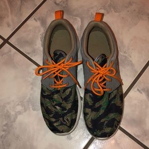 Youth (grade school) camouflage Nikes